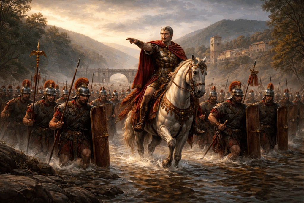 Quando Cesare attraversò il Rubicone: la geografia romagnola al centro della storia