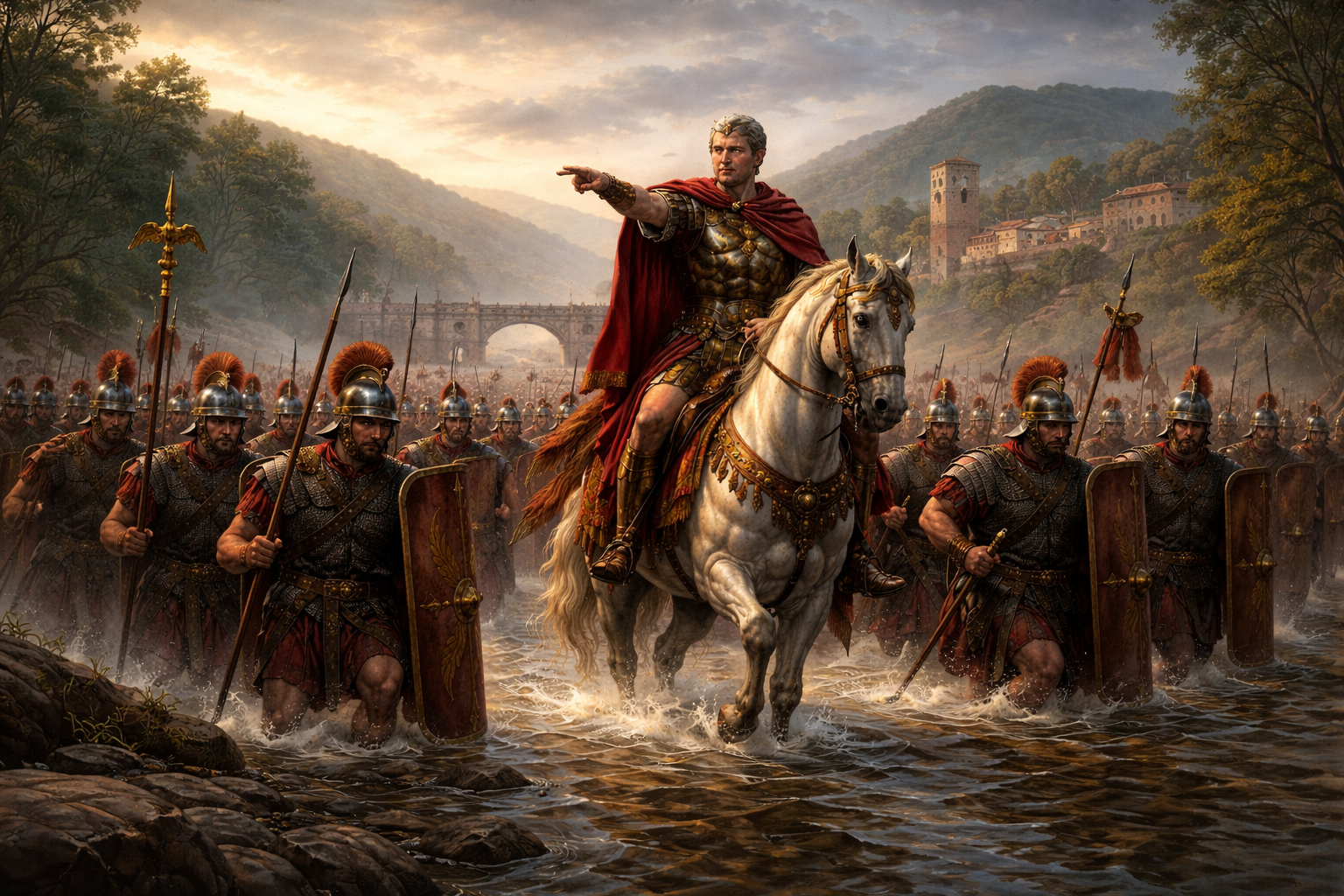 Quando Cesare attraversò il Rubicone: la geografia romagnola al centro della storia