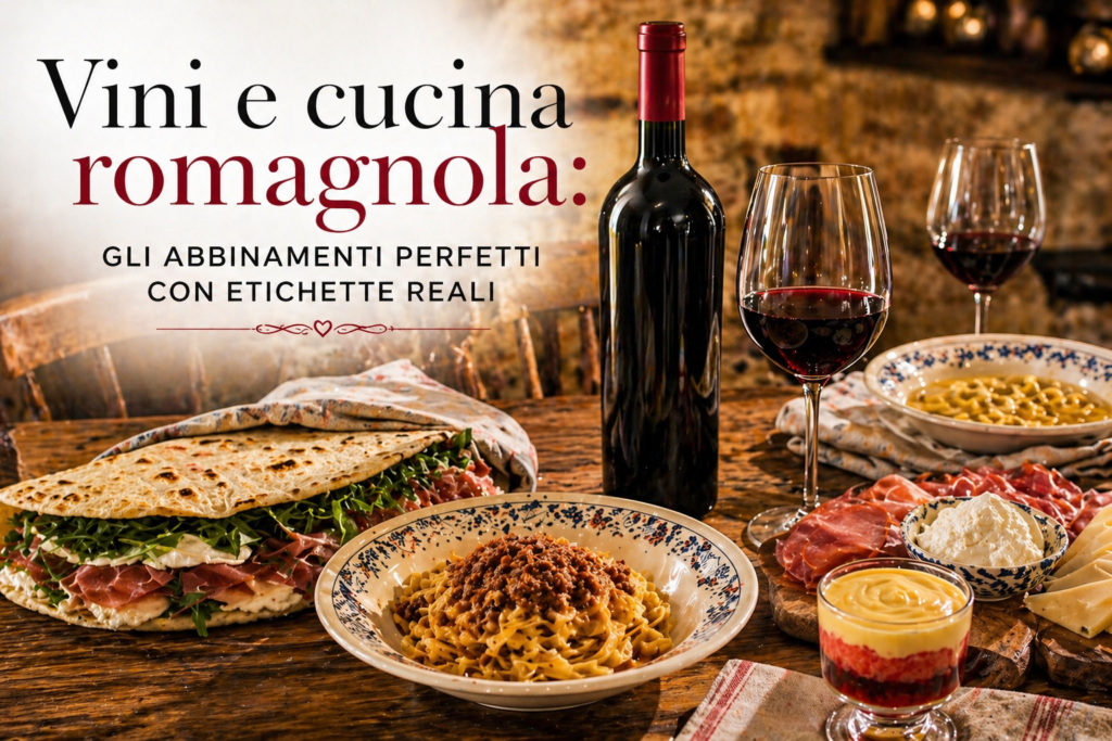 Vini e cucina romagnola: gli abbinamenti perfetti con etichette reali
